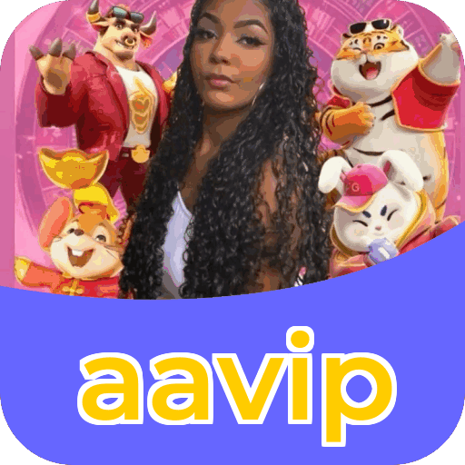 Interface do aplicativo aavip mostrando jogos disponíveis no iOS e Android